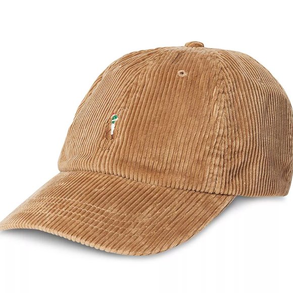Polo by Ralph Lauren Tan Corduroy Hat - Picture 1 of 2